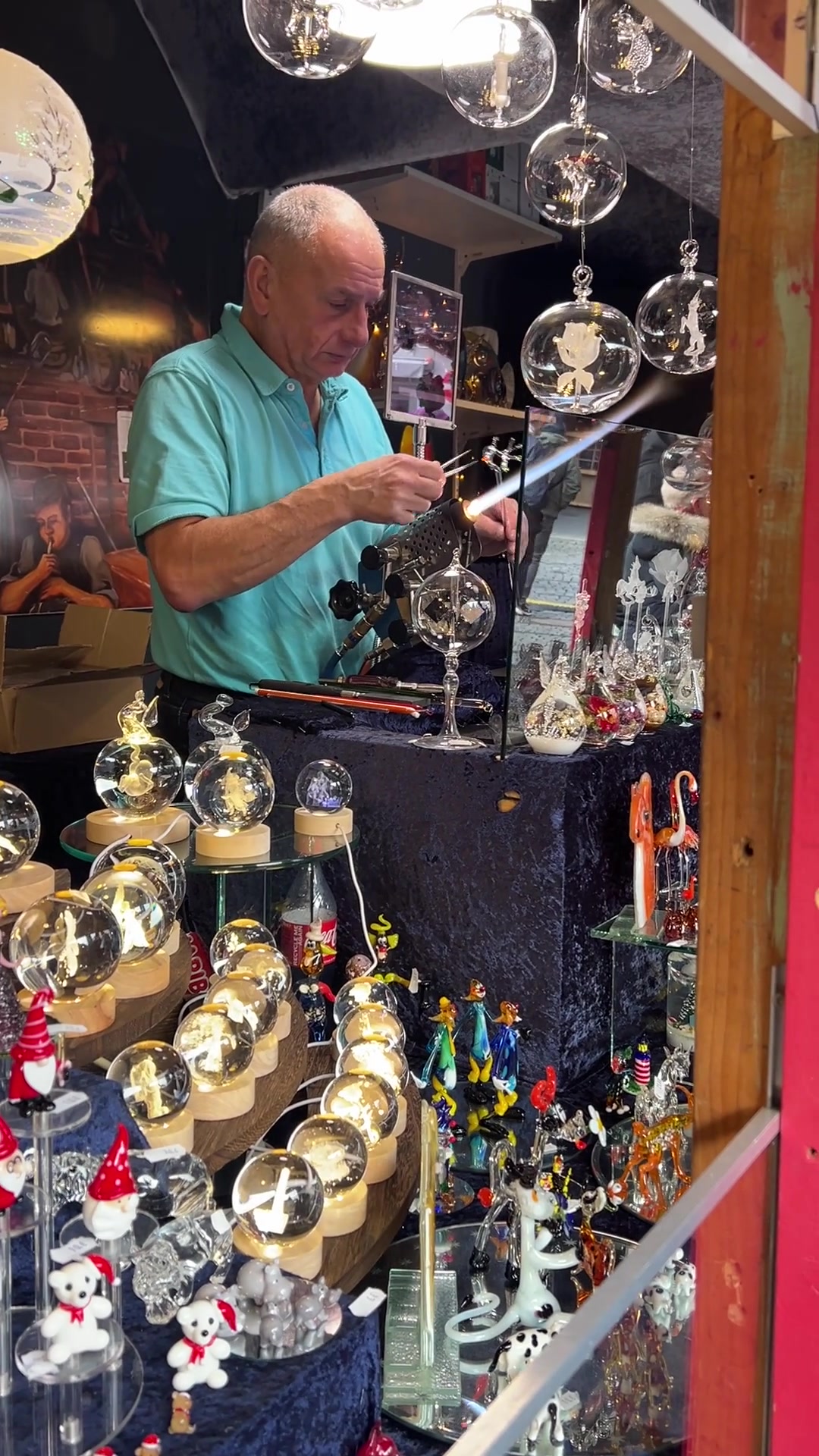 Façonnage boules de noël Allemandes 